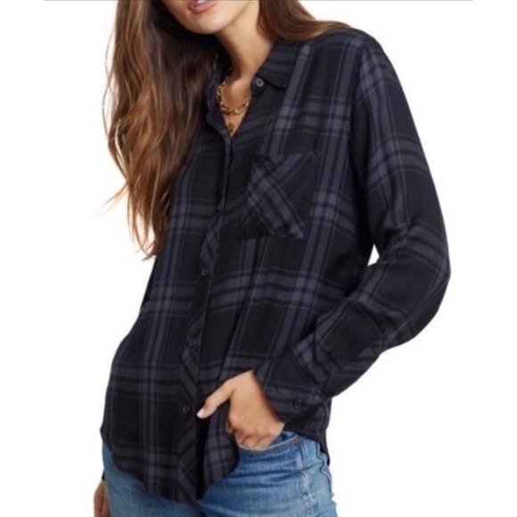 Rails Hunter Flannel Button Up Shirt - Picture 8 of 8